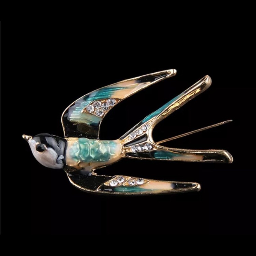 Sparrow Brooch/Pin - Picture 2 of 6
